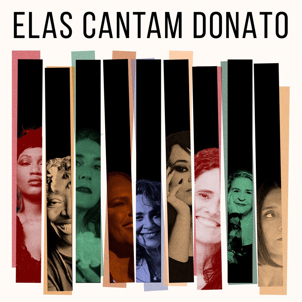 Capa do álbum ‘Elas cantam Donato’, programado para ser lançado amanhã, 30 de janeiro — Foto: Divulgação / Biscoito Fino