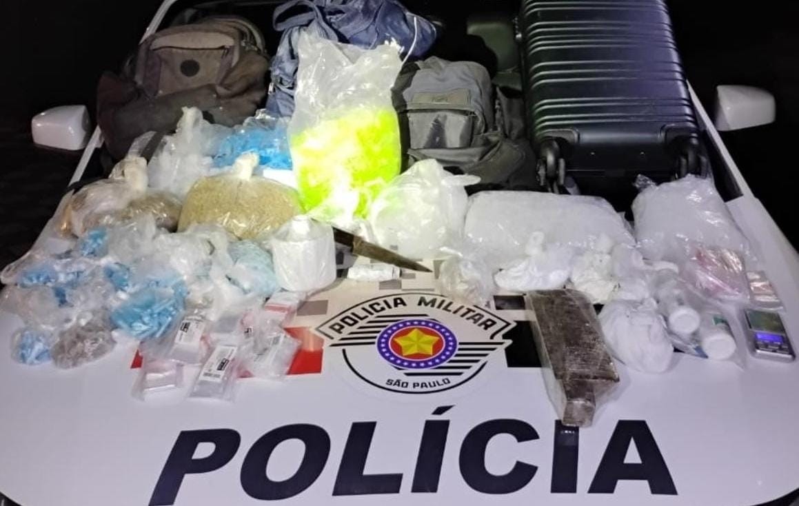 Homem é preso com quase 5 kg de drogas em Jacareí