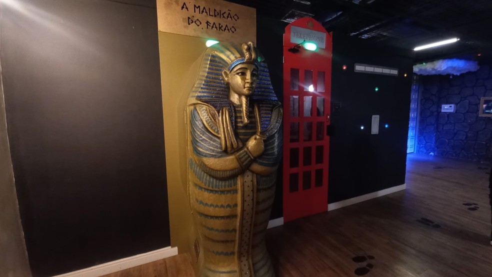 Maldição do Faraó é opção de jogo gratuito no 60 minutos. — Foto: Marcella Rodrigues/g1