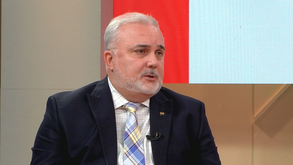 Jean Paul Prates, presidente da Petrobras, em entrevista ao Estúdio i. — Foto: Reprodução/GloboNews