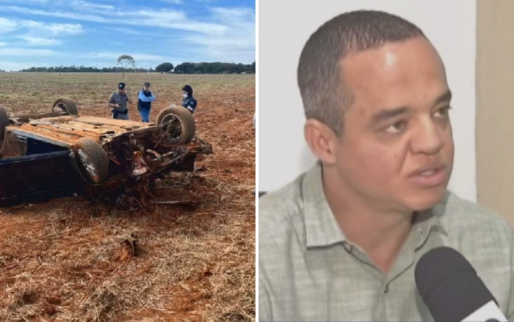 Delegado ferido em acidente com viatura que deixou dois mortos passa por nova cirurgia e está em UTI, diz SES-GO