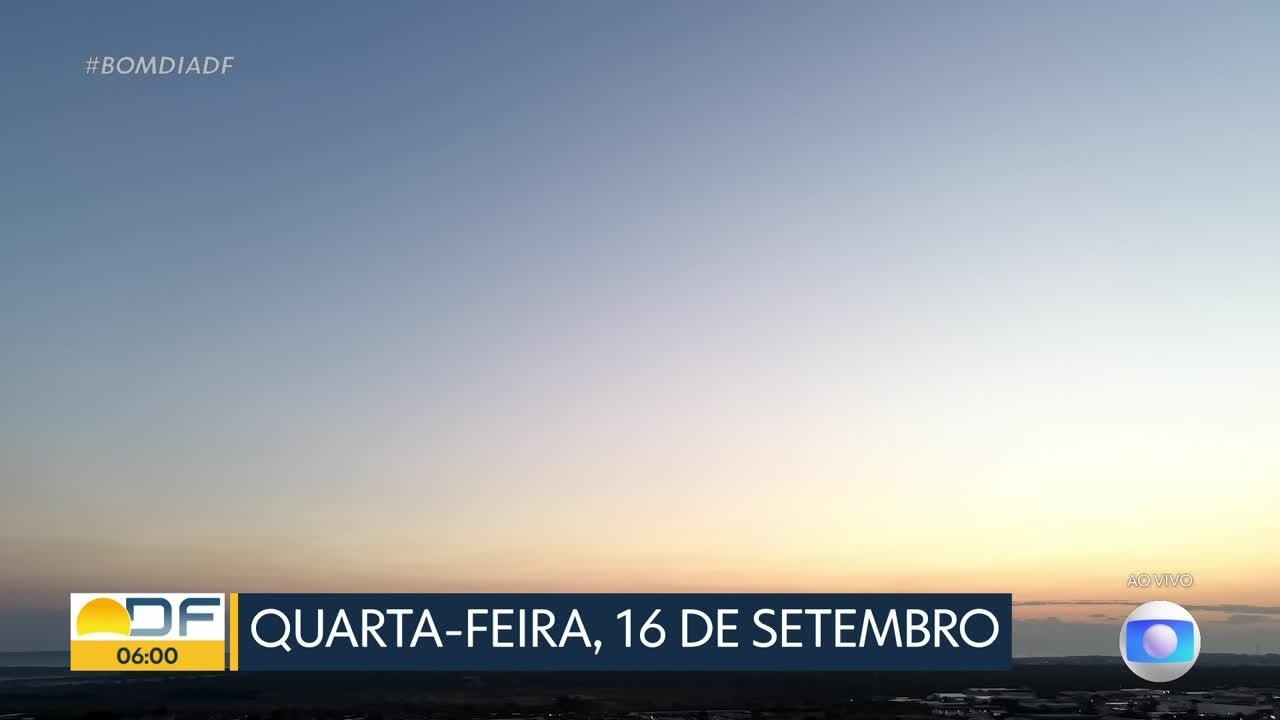 VÍDEOS: Bom Dia DF de quarta-feira, 16 de setembro de 2026