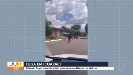Detento foge durante a ida para uma audiência no distrito de Icoaraci, em Belém