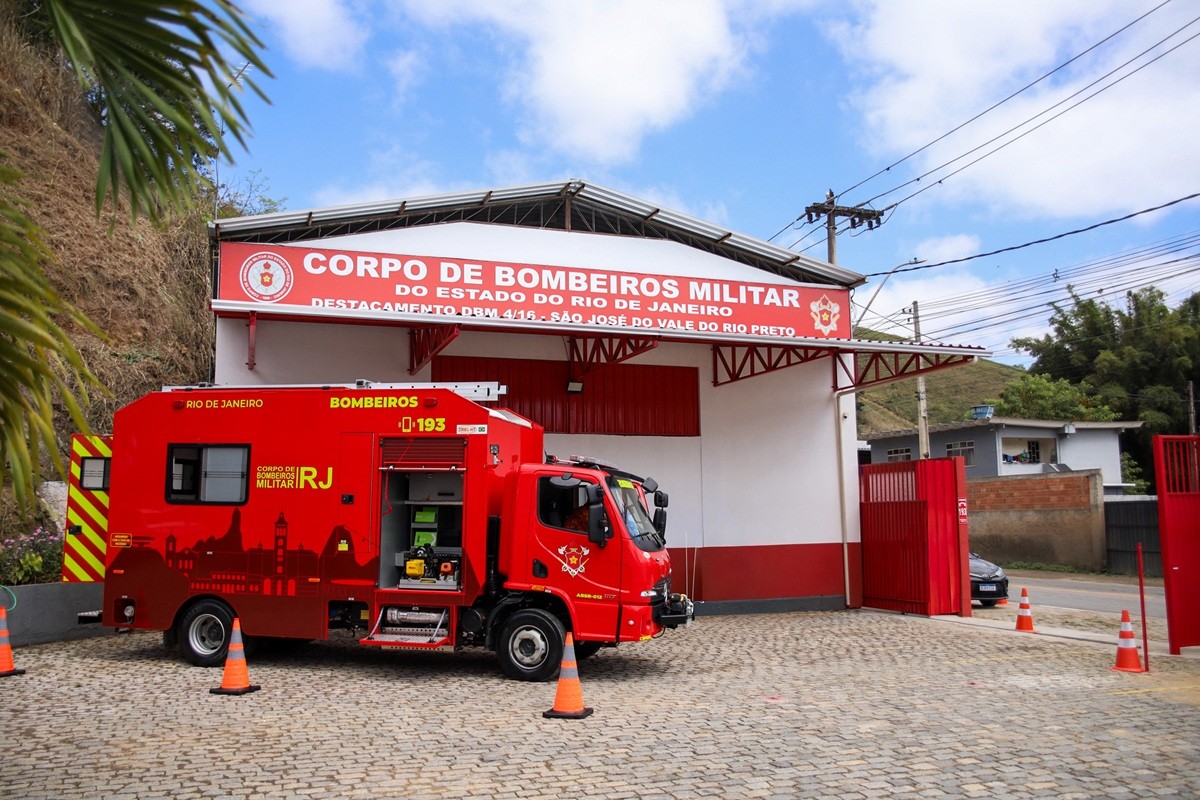 São José do Vale do Rio Preto passa a contar com unidade própria do Corpo de Bombeiros