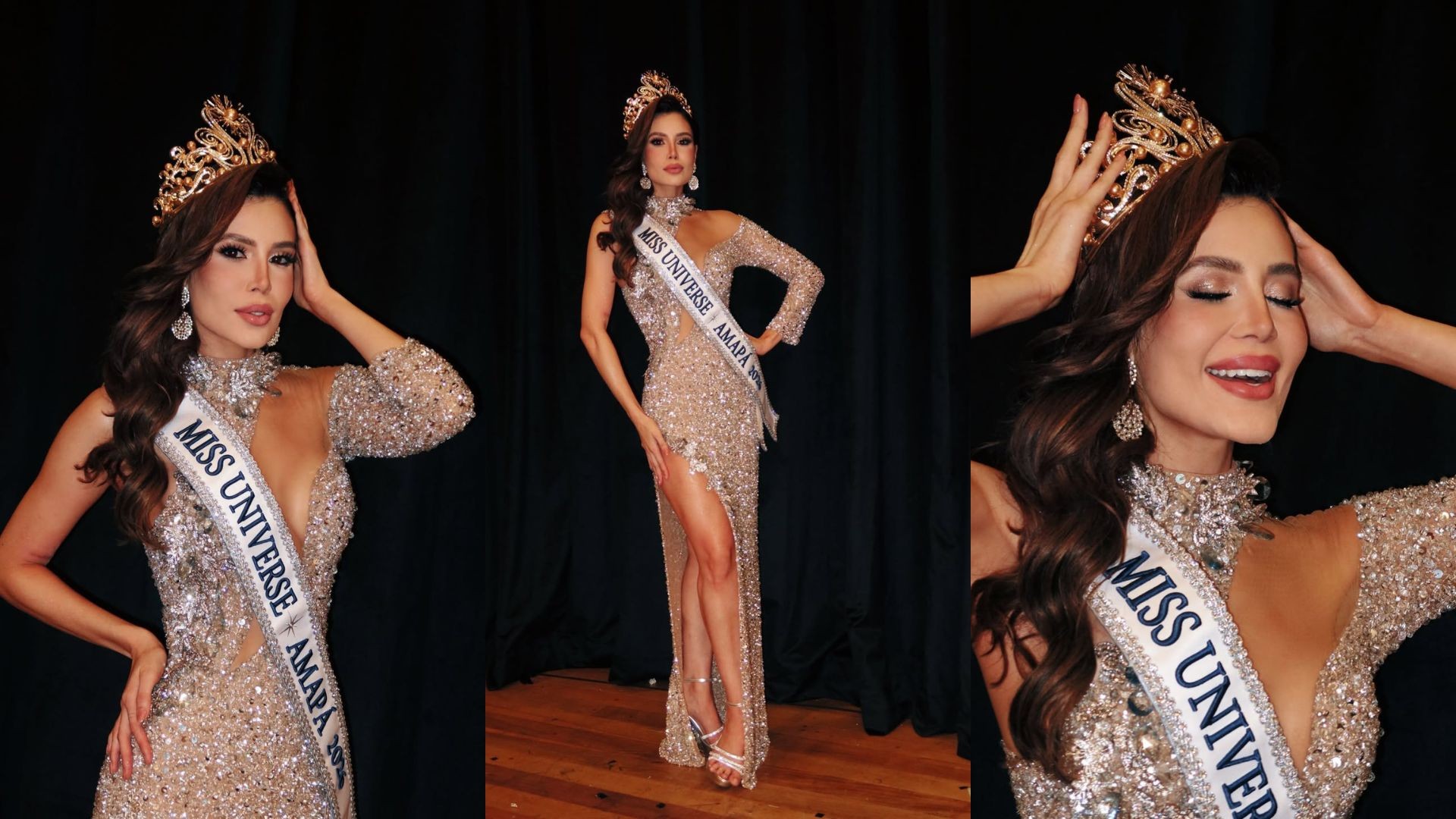 Nataly Uchôa, representante de Laranjal do Jari, é coroada Miss Amapá 2026