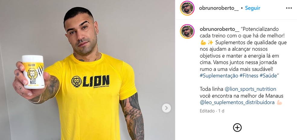 Djidja Cardoso: ex-namorado de empresária morta no AM volta às redes sociais para fazer publicidade. — Foto: Reprodução