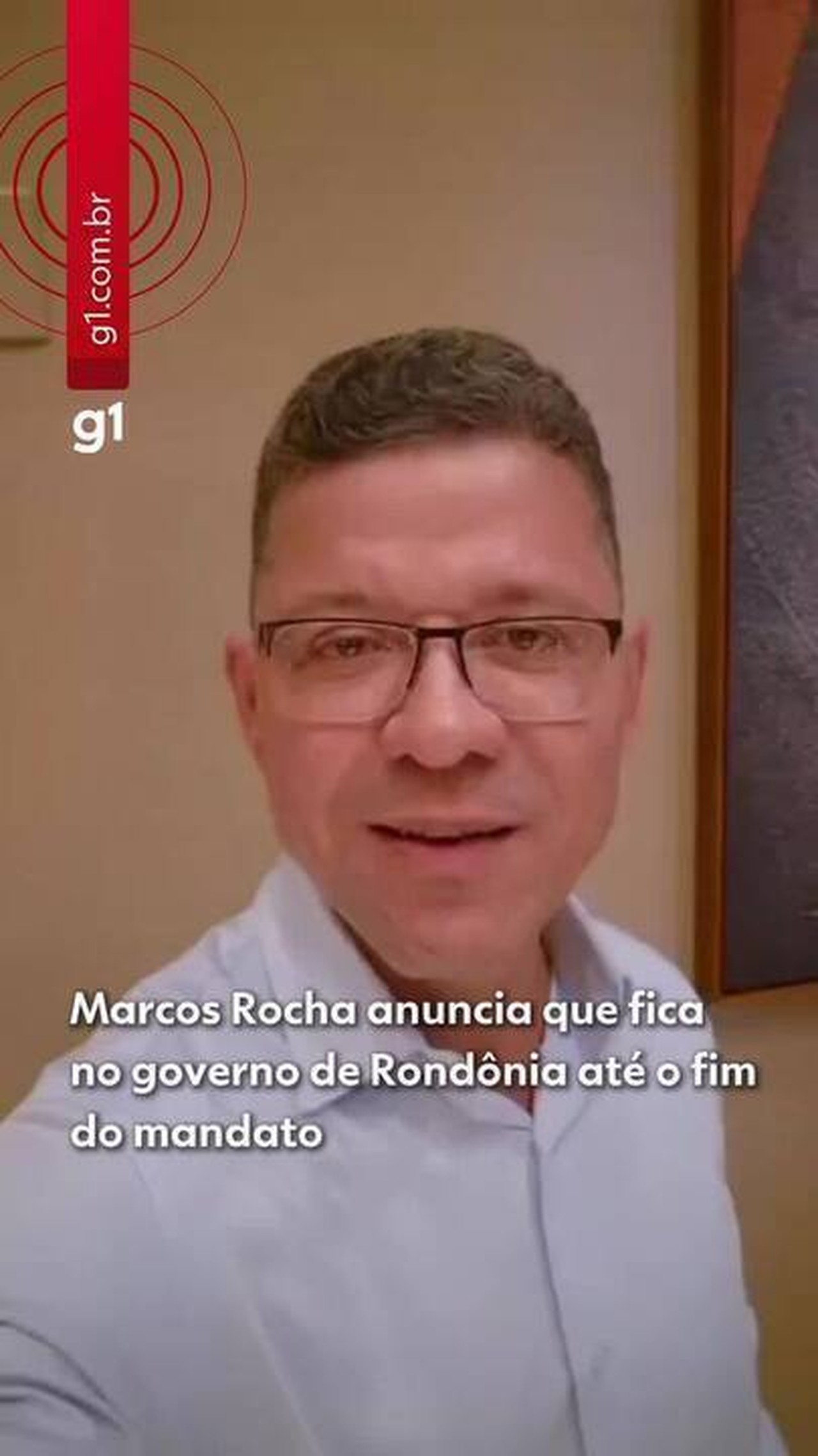 Marcos Rocha confirma permanência no governo de Rondônia até 2027 | G1