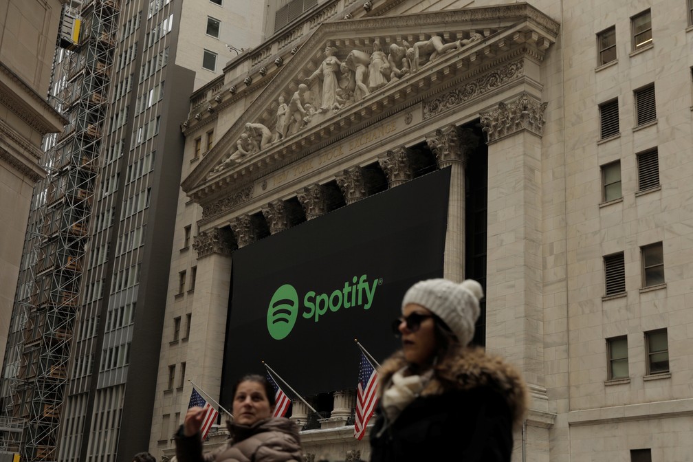 Spotify estreia na Bolsa de NY e chega a valer mais de US$ 30