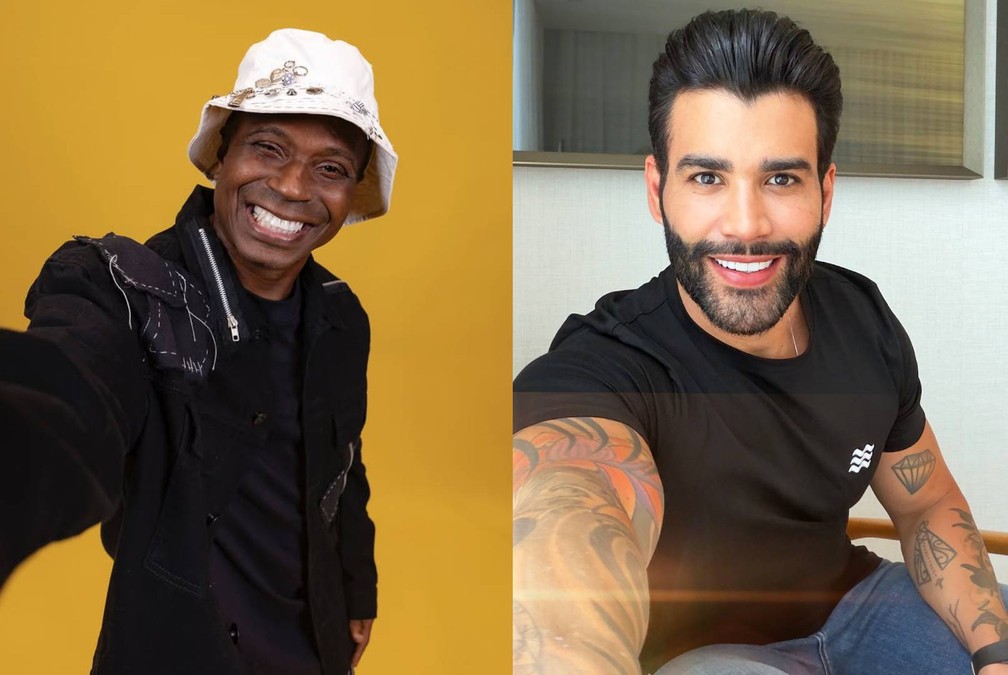 Edílson Capetinha e Gusttavo Lima — Foto: Reprodução/Instagram