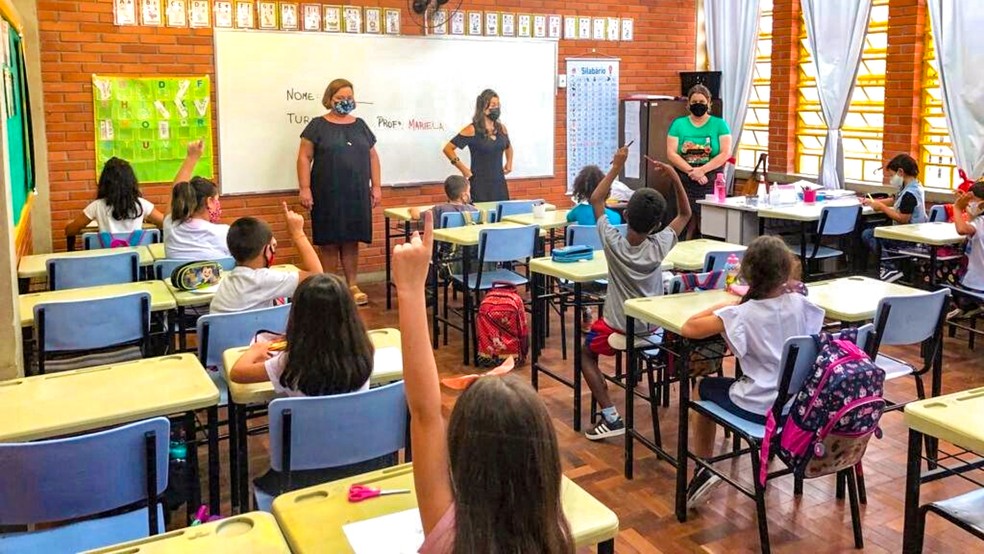 Criancas Da Sala De Aula Do Ensino Fundamental Assunto: Professoras:
