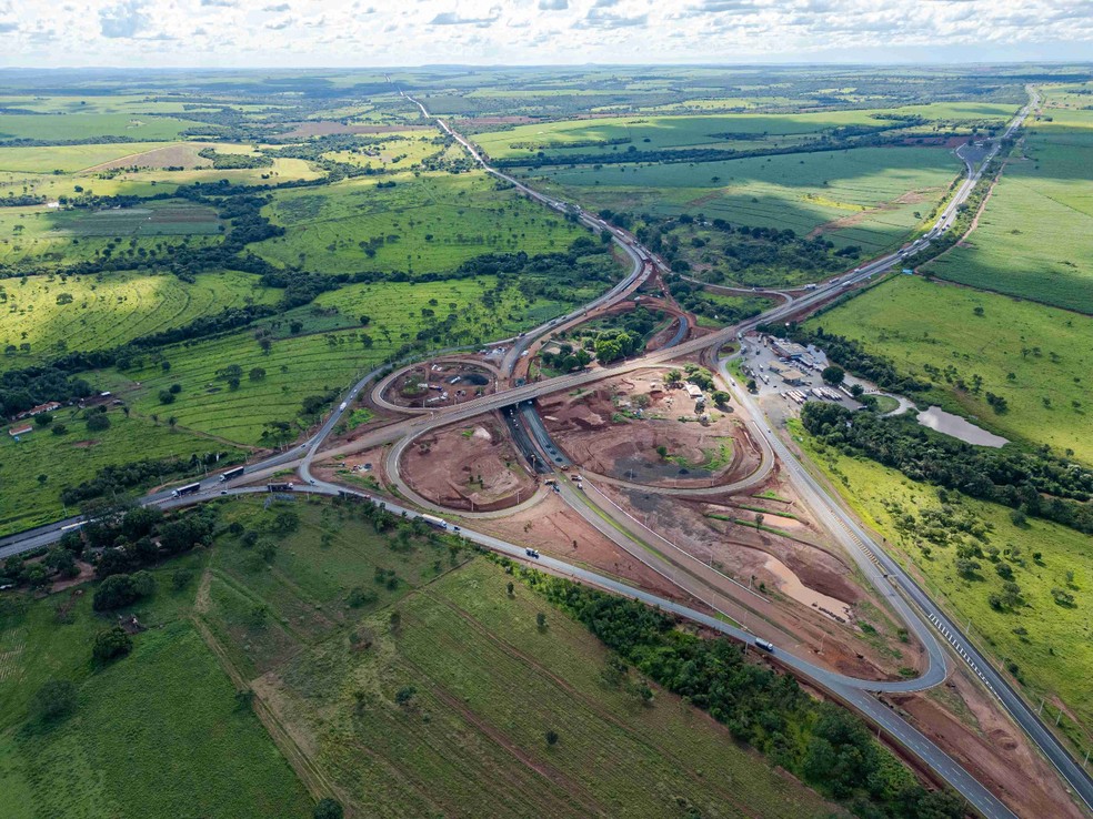 Acessos alterados no Trevão de Monte Alegre de Minas — Foto: Ecovias do Cerrado
