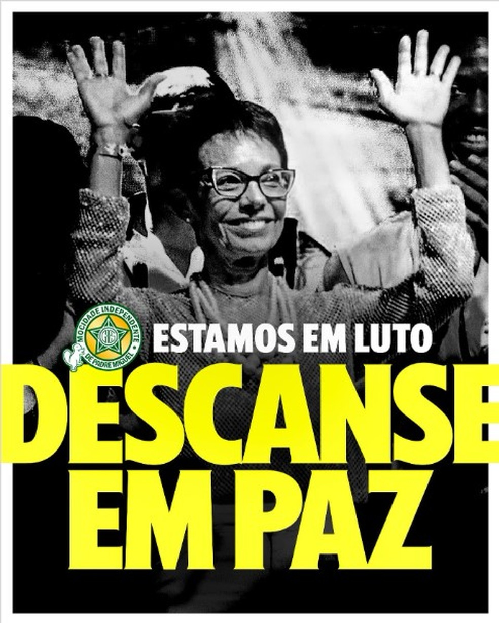 Márcia Lage, carnavalesca da Mocidade, morre aos 64 anos no Rio — Foto: Reprodução redes sociais