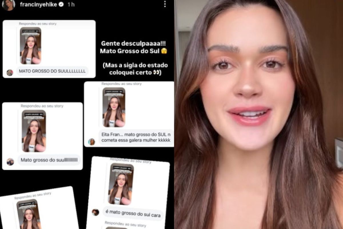 Em Campo Grande, Francine Ehlke chama MS de MT e corrige gafe nas redes