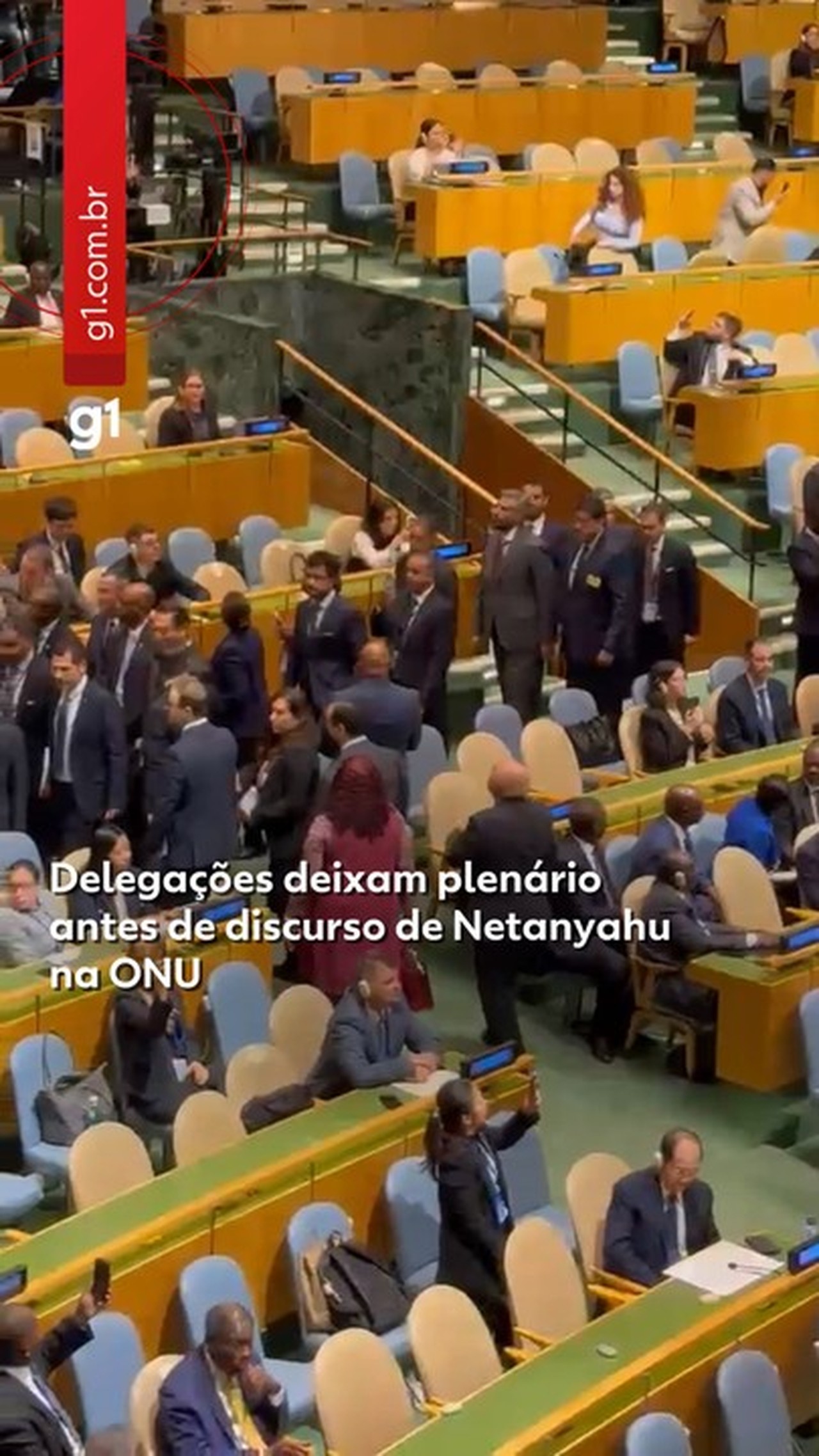 Brasil se retira da ONU em protesto ao discurso de Netanyahu