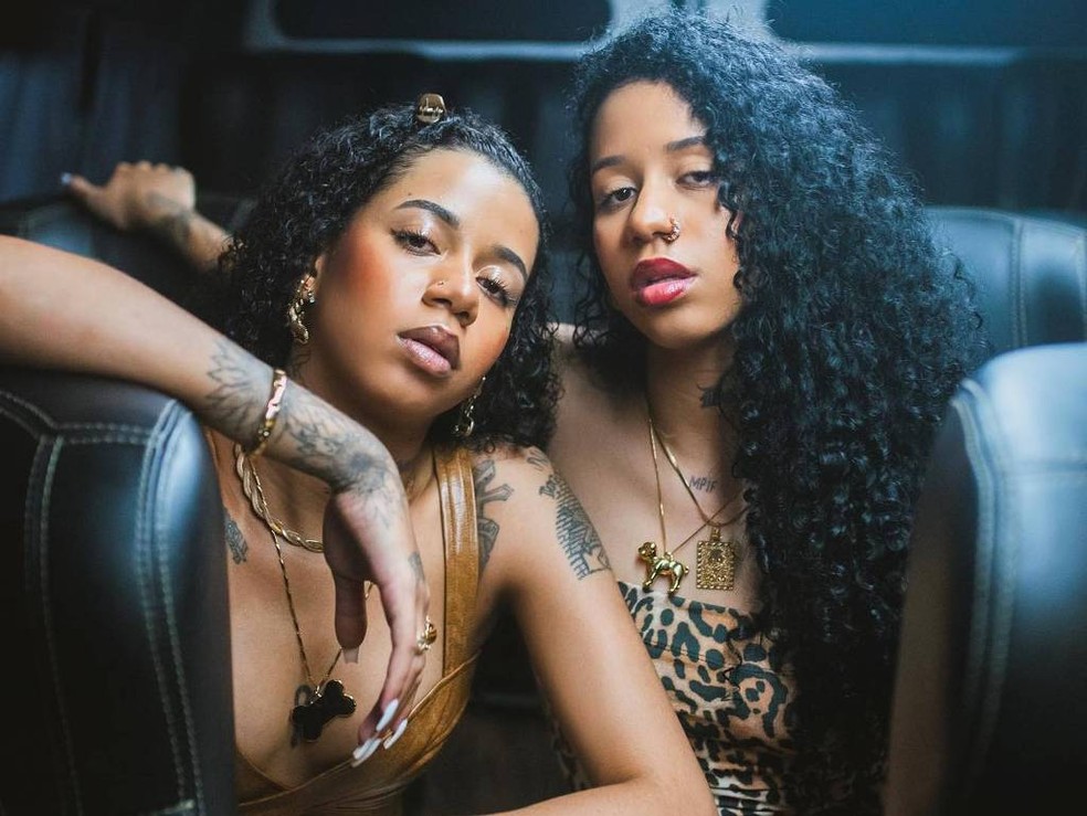 Artistas da nova geração do rap, MC's Tasha & Tracie se apresentam no 'Baile da Amada' em Natal — Foto: Divulgação