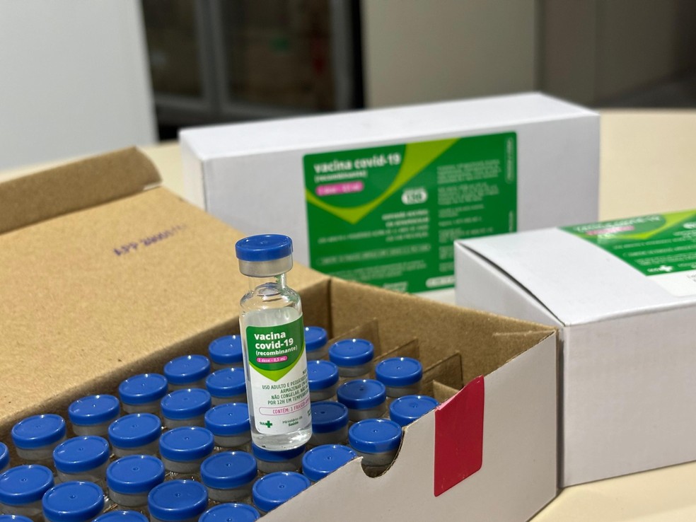 Vacina contra Covid-19 que chegou ao Rio Grande do Norte — Foto: Arthur Nascimento/Sesap