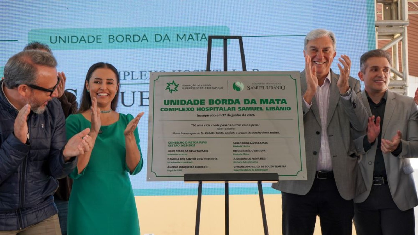 Nova Unidade do Complexo Hospitalar Samuel Libânio é inaugurada em Borda da Mata