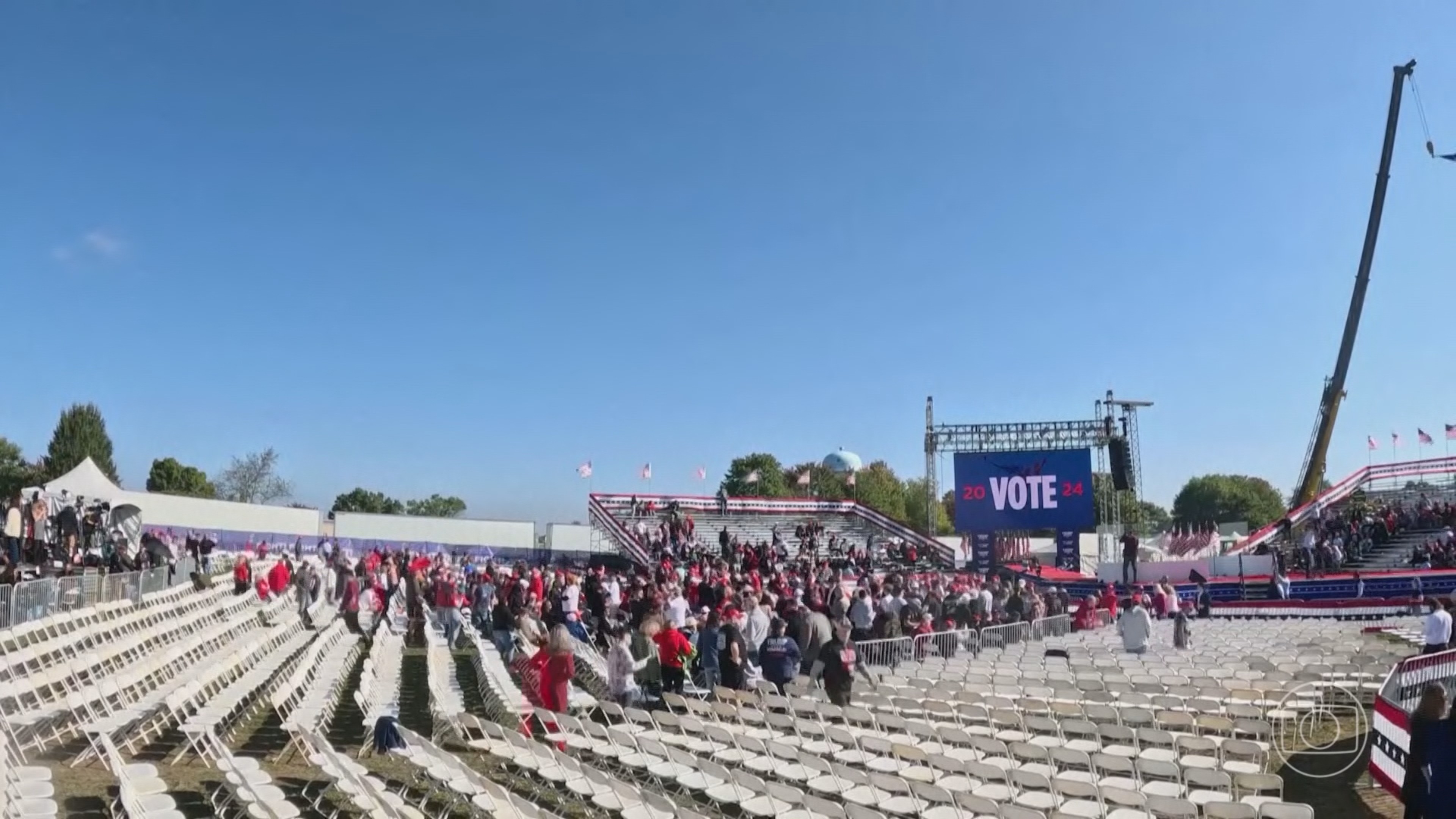 Eleição nos EUA: na reta final de campanha, Trump e Kamala disputam os votos e a atenção dos americanos