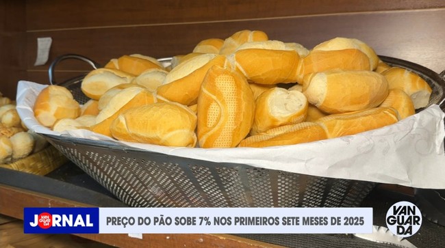 Preço do pão sobe 7% nos primeiros sete meses de 2025
