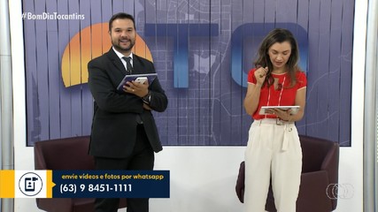 Telespectadores participam do Bom Dia Tocantins desta quinta-feira (11)