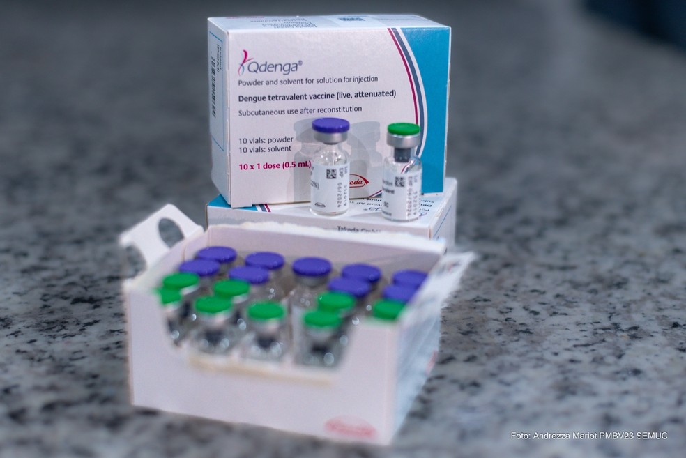 Vacina contra a dengue passa a ser oferecida em todas as Unidades Básicas de Saúde de Natal — Foto: Andrezza Mariot/PMBV/Divulgação