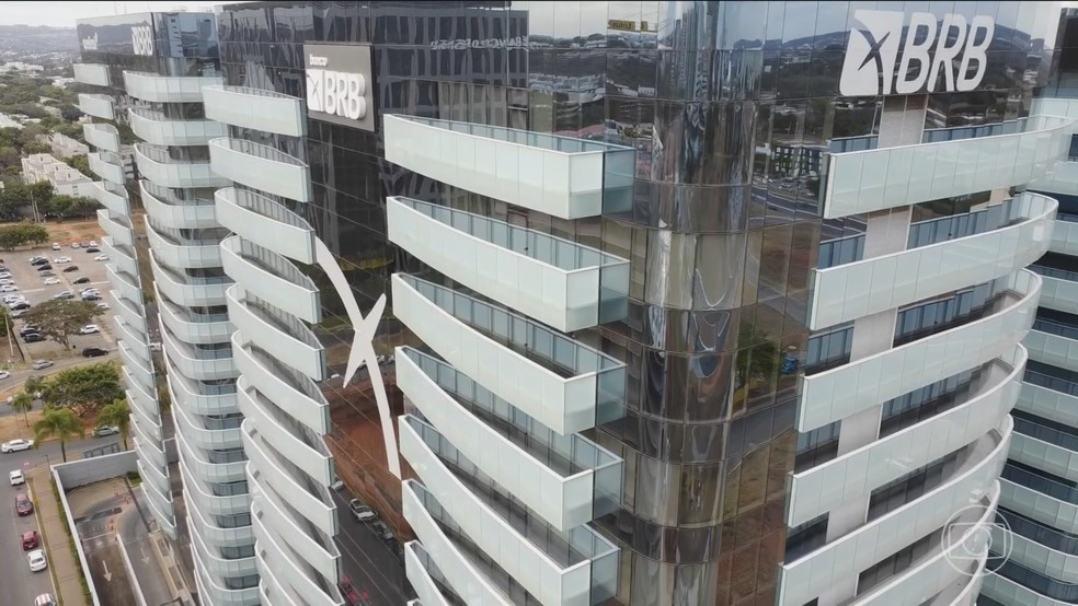Banco BRB — Foto: Jornal Nacional/ Reprodução