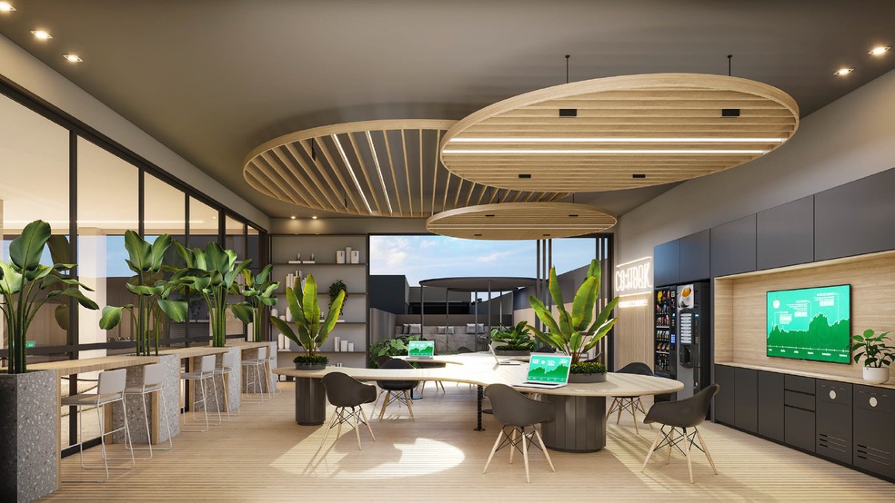 Coworking do Sense: um espaço inspirador para trabalhar, estudar e se conectar com a natureza.