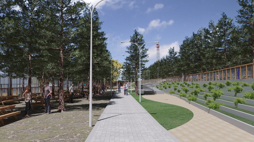 Projeto Costeira Parque, em Natal — Foto: Divulgação/governo do RN