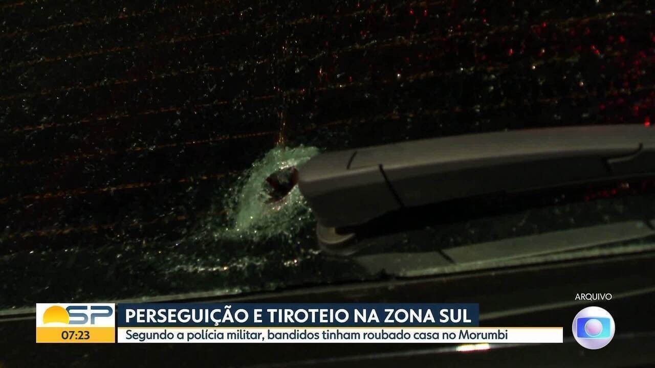 V Deo Pm E Criminosos Trocam Tiros No Meio De Carros Em Avenida