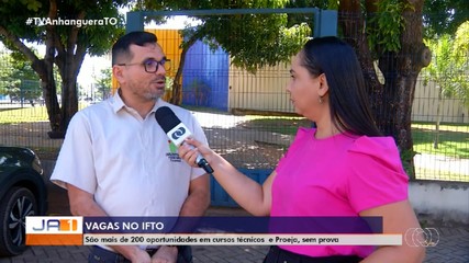 IFTO abre mais de 200 vagas em vários cursos sem prova; saiba como participar