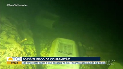 Ministério da Saúde orienta risco de contaminação no uso da água do Rio Tocantins