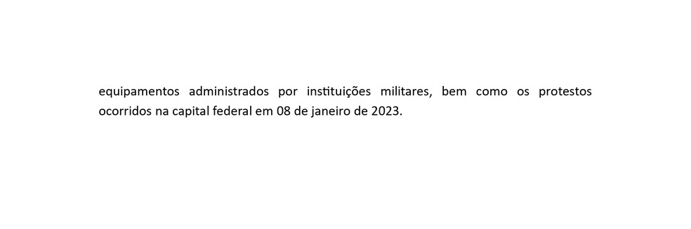 Terceira página de um dos projetos de anistia na Câmara dos Deputados - Reprodução