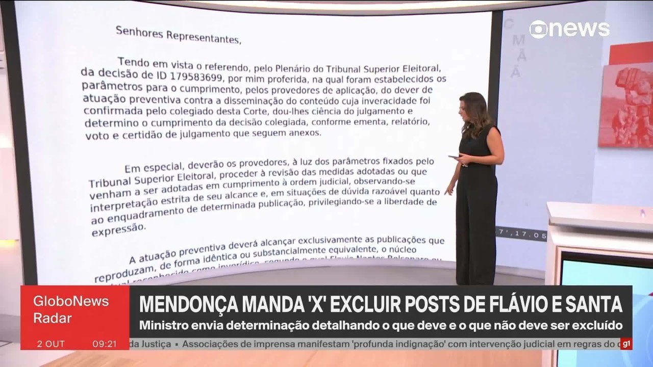 Mendonça manda redes apagarem posts associando Flávio Bolsonaro à retirada do posto de padroeira de Nossa Senhora