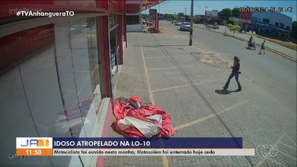 Motociclista que atropelou idoso em Palmas é localizado e ouvido pela polícia