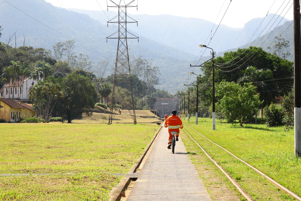 Vila foi construída ao redor da Usina Hidrelétrica de Itatinga — Foto: Vanessa Rodrigues/A Tribuna Jornal