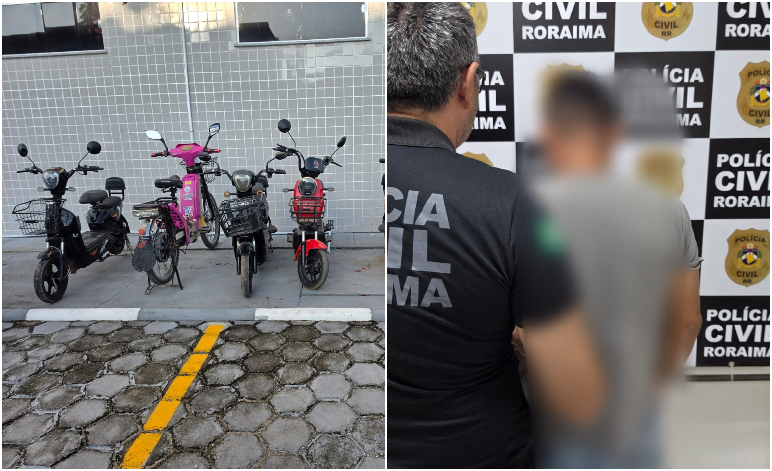 Polícia Civil de Roraima investiga desmanche de bicicletas elétricas em Boa Vista
