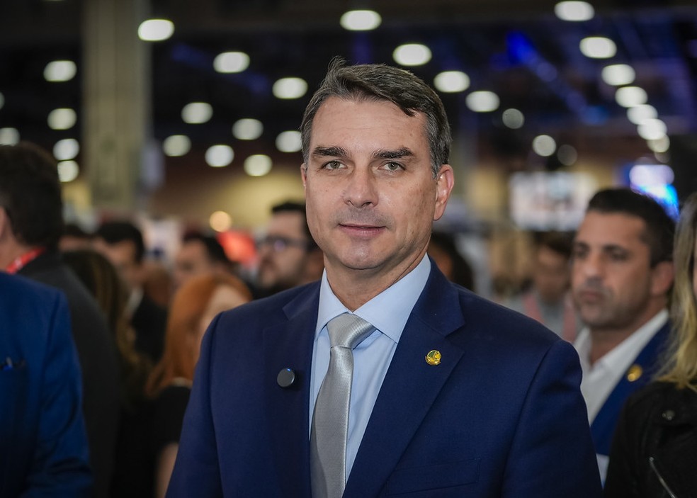 O senador Flávio Bolsonaro em imagem de arquivo — Foto: Divulgação/Flickr Flávio Bolsonaro