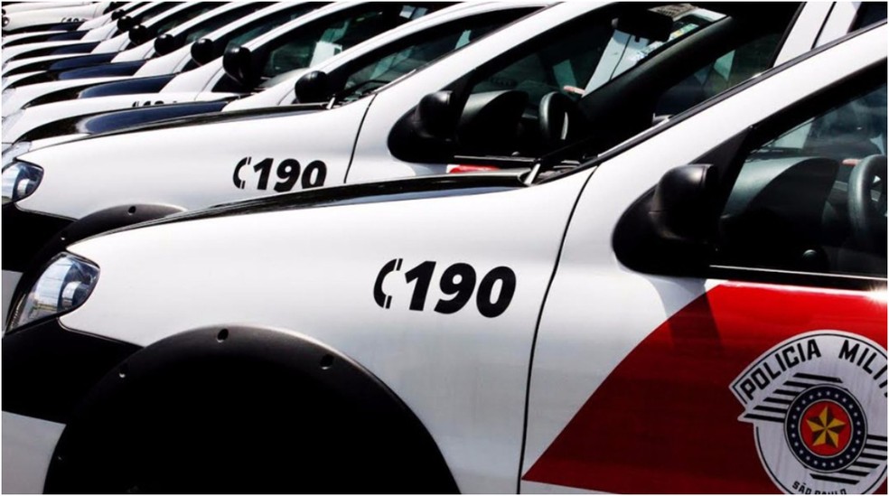 Viaturas da Polícia Militar de São Paulo - PM de SP — Foto: Divulgação/SSP