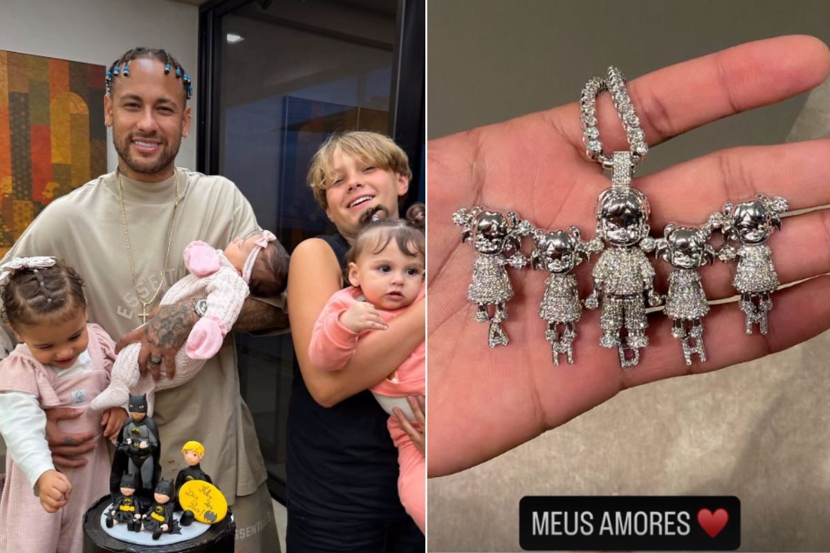 Outra filha? Entenda a nova joia de Neymar em homenagem à família