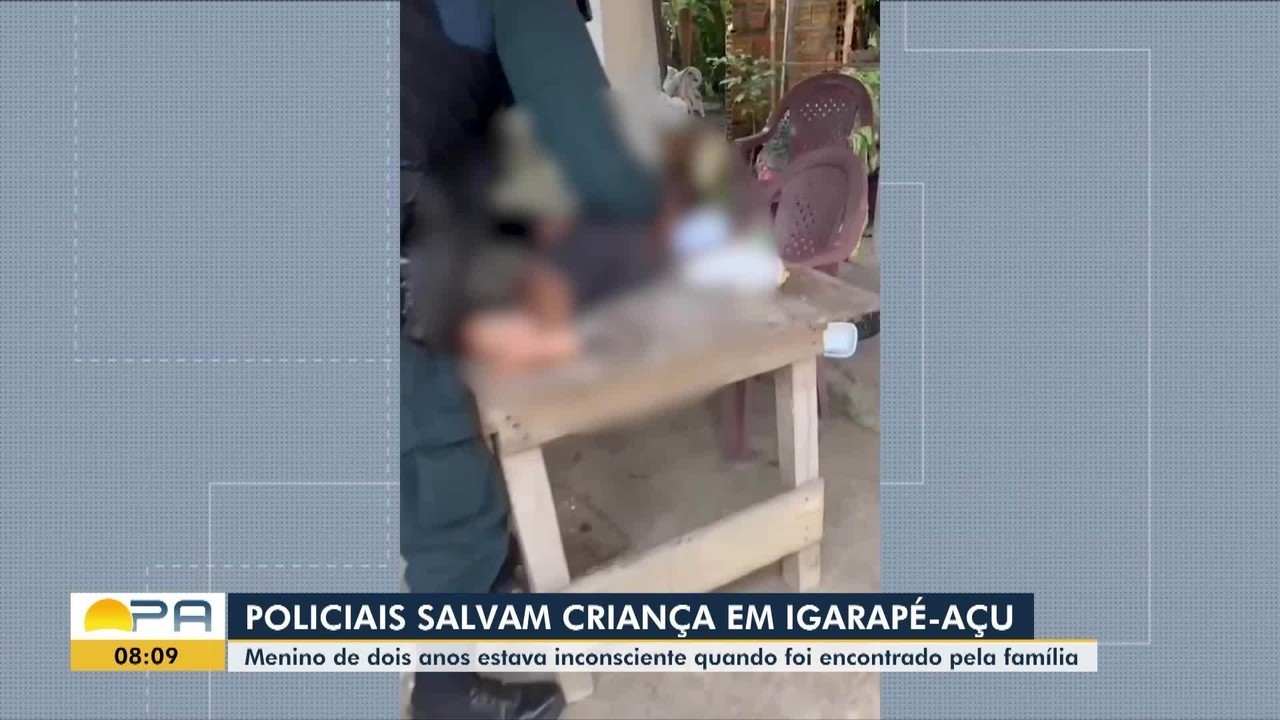 Criança de 2 anos é salva por PMs após crise epilética em zona rural no Pará