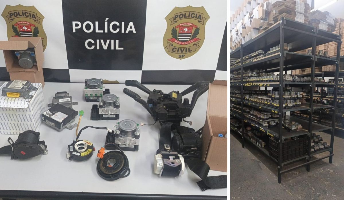 Dupla é presa por vender itens de segurança automotiva usados pela internet em Campinas