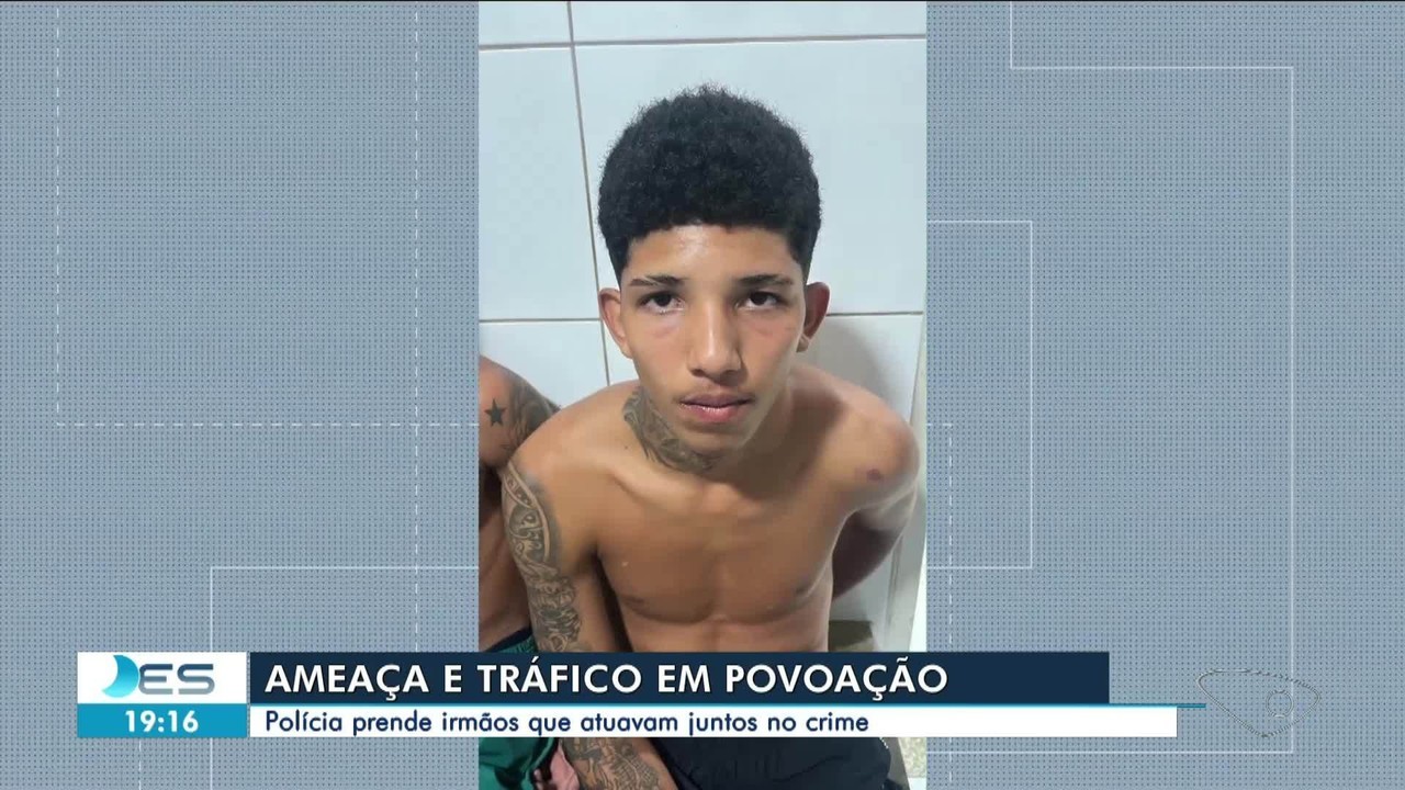 Três irmãos da Bahia são presos suspeitos de tráfico e de ameaçar moradores em Linhares