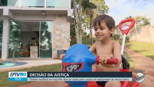Justiça determina que doações para menino de MG com distrofia rara sejam utilizadas para compra de remédio  - Programa: Jornal da EPTV 2ª Edição - Sul de Minas 