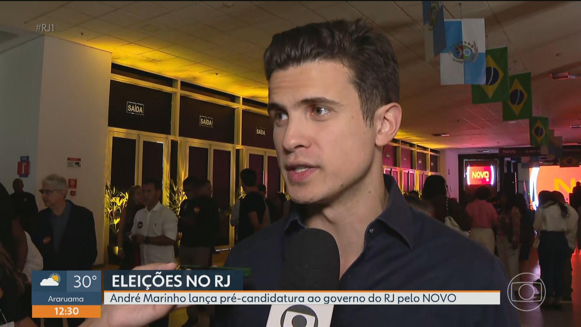 André Marinho lança pré-candidatura ao governo do RJ pelo Partido Novo