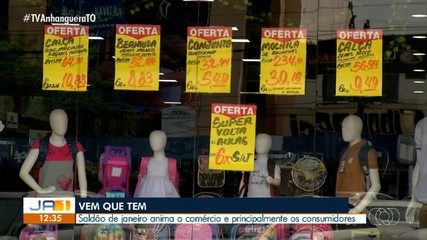 Saldão de janeiro anima comércio e consumidores de Palmas
