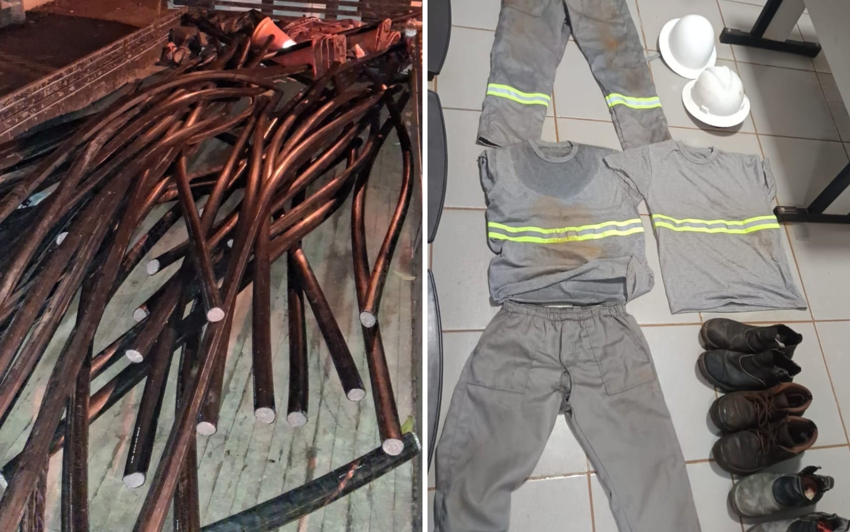 Seis são presos suspeitos de tentar furtar 3 toneladas de cabos de telefonia em Sertãozinho, SP