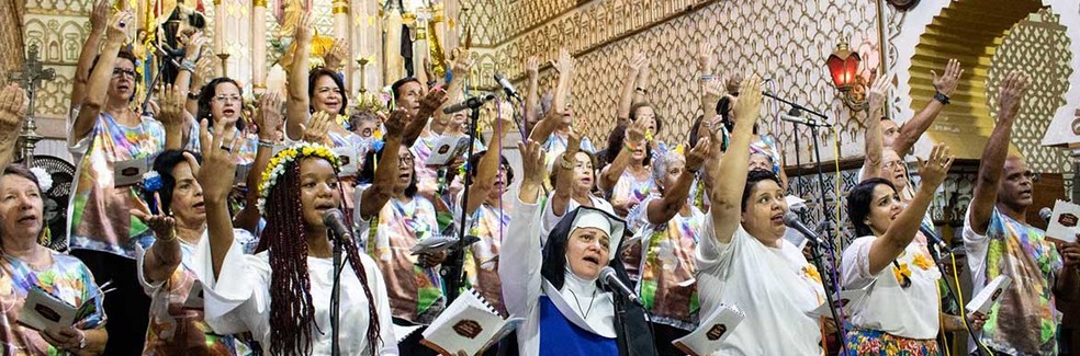 Coral com regência e direção musical do maestro Keiler Rego, apresenta tradicional Oratório de Santo Antônio, em Salvador — Foto: Divulgação