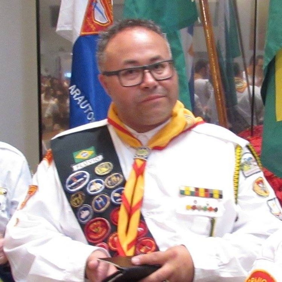 Flúvio atuava no Clube de Desbravadores, grupo voltado ao público infantojuvenil — Foto: Redes Sociais