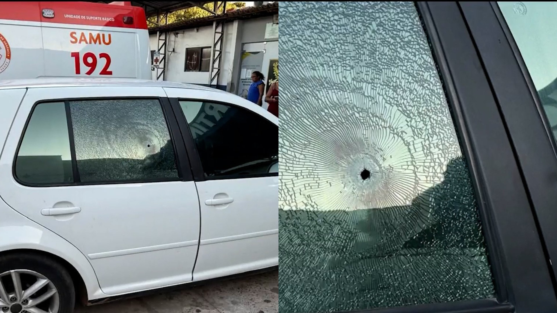 Homem é baleado após dupla chegar de moto atirando contra carro em Santa Inês