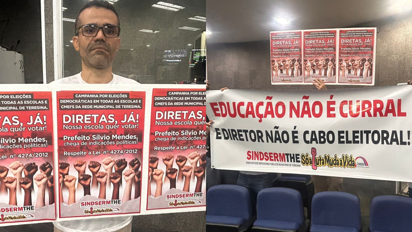 Projeto que muda seleção de diretores de escolas e creches é discutido na Câmara de Teresina; sindicato protesta